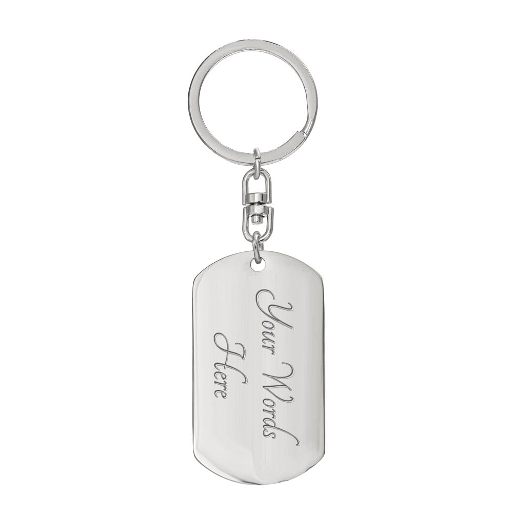 Custom Dog Photo Keychain | Personalized Pet Memorial Keychain