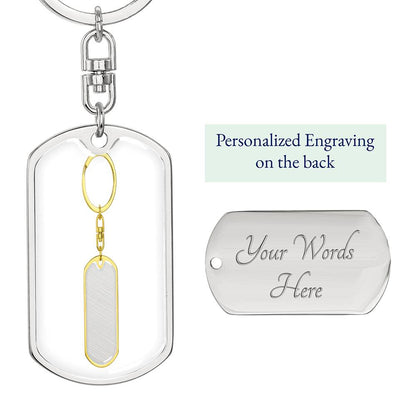 Custom Dog Photo Keychain | Personalized Pet Memorial Keychain
