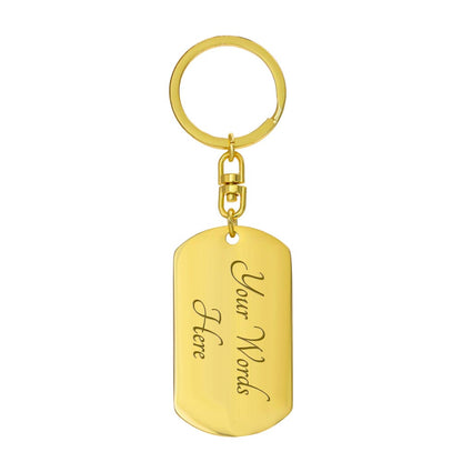 Custom Dog Photo Keychain | Personalized Pet Memorial Keychain