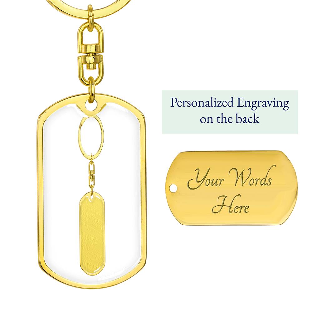 Custom Dog Photo Keychain | Personalized Pet Memorial Keychain