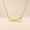 Collar personalizado con nombre y huella