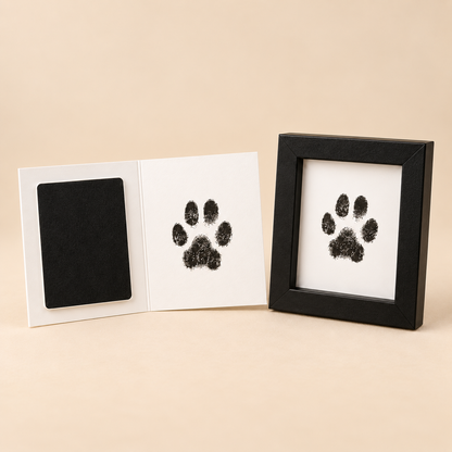 Forever Paw Print Kit on warm beige background