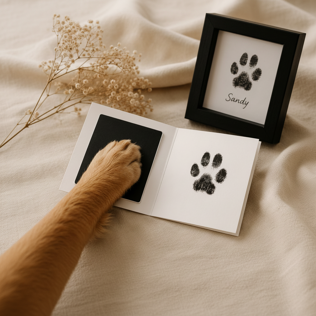 Forever Paw Print Kit cuadrada