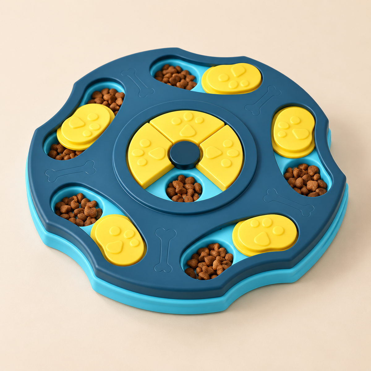 MindfulPaws slow feeder puzzle detail view