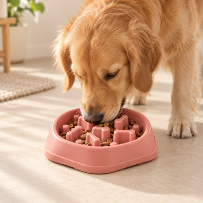 PacePaw Rosa lifestyle perro comiendo